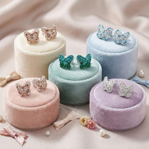 Сребърни обеци Vanessa с кристали от Sw®