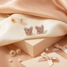 Сребърни обеци Vanessa mini с кристали от Sw®