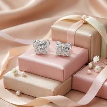 Сребърни обеци Vanessa mini с кристали от Sw®