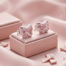 Сребърни обеци Vanessa mini с кристали от Sw®