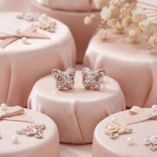 Сребърни обеци Vanessa mini с кристали от Sw®