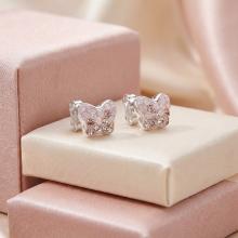 Сребърни обеци Vanessa mini с кристали от Sw®