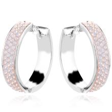 Сребърни обеци Anna с кристали от Sw® AB Crystal