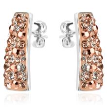 Сребърни обеци Ariana с кристали от Sw® Crystal