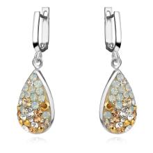 Сребърни обеци Daniela с кристали От Sw® Crystal