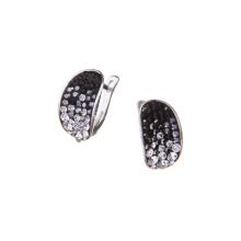 Сребърни обеци с кристали от Sw® SO320 Crystal Boutique
