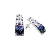 Сребърни обеци Ariana с кристали от Sw® Crystal