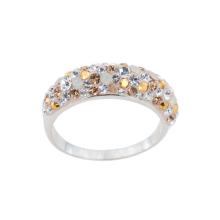 Сребърен пръстен с кристали от Sw® Cynthia Crystal