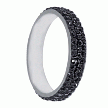 Сребърен пръстен с кристали от Sw® Mila Crystal