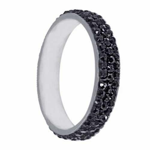 Сребърен пръстен с кристали от Sw® Mila