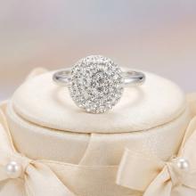 Сребърен пръстен Thomas с кристали от Sw® Crystal