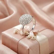 Сребърен пръстен Thomas с кристали от Sw® Crystal