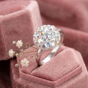 Сребърен пръстен Thomas с кристали от Sw® AB Crystal