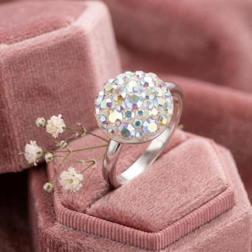 Сребърен пръстен Thomas с кристали от Sw® AB Crystal