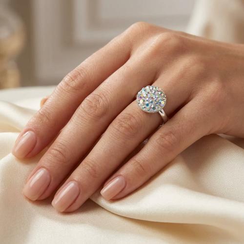 Сребърен пръстен Thomas с кристали от Sw® AB Crystal