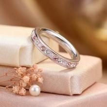 Сребърен пръстен с кристали от Sw®  SP652 Marilyn