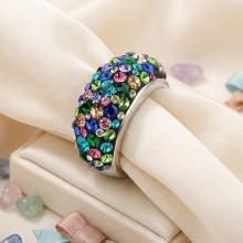 Сребърен Пръстен С Кристали От Sw® SP653 Multicolor