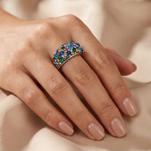 Сребърен Пръстен С Кристали От Sw® SP653 Multicolor