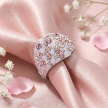 Сребърен пръстен с кристали от Sw®  SP677 Marylin