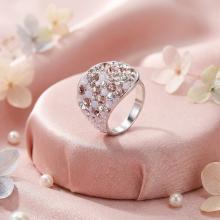 Сребърен пръстен с кристали от Sw®  SP677 Marylin