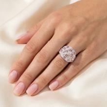 Сребърен пръстен с кристали от Sw®  SP677 Marylin