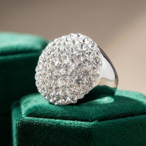 Сребърен Пръстен С Кристали От Sw® SP704 Crystal