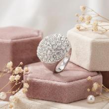 Сребърен Пръстен С Кристали От Sw® SP704 Crystal Сребърен Пръстен С Кристали От Sw® SP704 Crystal