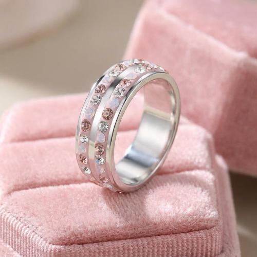 Silver ring with Crystals From Sw® SP707 Marilyn