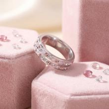 Silver ring with Crystals From Sw® SP707 Marilyn