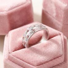 Silver ring with Crystals From Sw® SP707 Marilyn