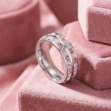 Silver ring with Crystals From Sw® SP707 Marilyn