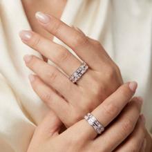 Silver ring with Crystals From Sw® SP707 Marilyn