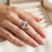 Сребърен Пръстен Сърце С Кристали От Sw® Marilyn Сребърен Пръстен Сърце С Кристали От Sw® Marilyn