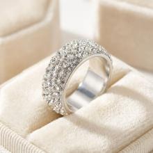 Сребърен пръстен Circlet с кристали от Sw® Crystal