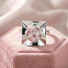 Сребърен пръстен с кристали от Sw® SP713 Marilyn