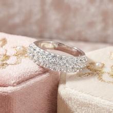 Сребърен пръстен с кристали от Sw® Cynthia Crystal Сребърен пръстен с кристали от Sw® Cynthia Crystal