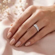 Сребърен Пръстен С Кристали От Sw® SP722 Crystal