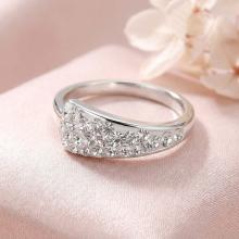 Сребърен Пръстен С Кристали От Sw® SP722 Crystal