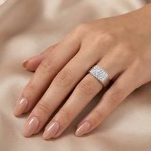 Сребърен Пръстен С Кристали От Sw® SP725 Crystal