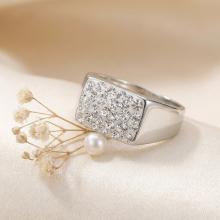 Сребърен Пръстен С Кристали От Sw® SP725 Crystal