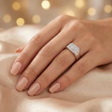 Сребърен Пръстен С Кристали От Sw® SP725 Crystal