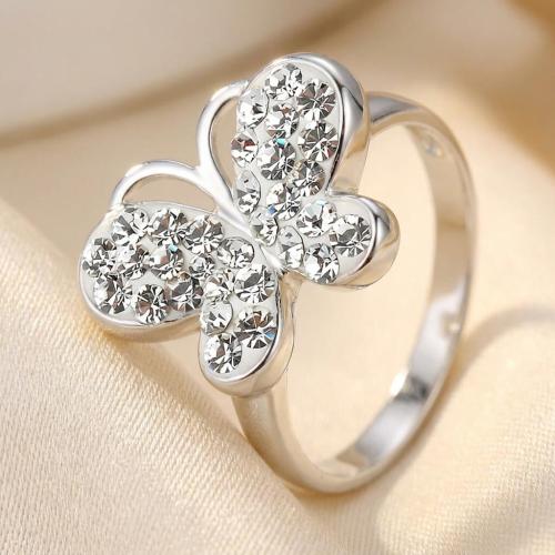 Сребърен Пръстен С Кристали От Sw® SP727 Crystal