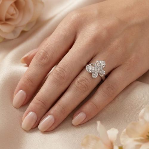 Сребърен Пръстен С Кристали От Sw® SP727 Crystal