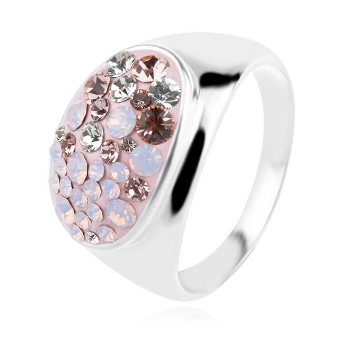Сребърен пръстен с кристали от Sw® SP603 Marilyn
