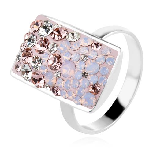 Сребърен пръстен с кристали от Sw® Avery Marilyn