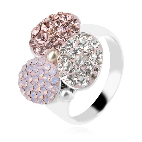 Сребърен пръстен с кристали от Sw®  SP626 Marilyn