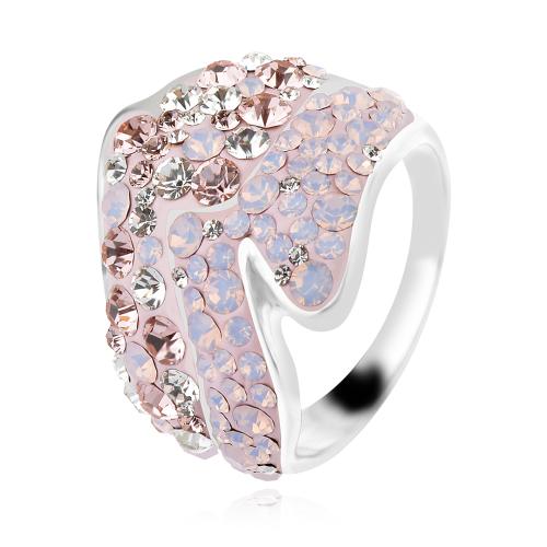 Сребърен пръстен с кристали от Sw®  SP674 Marilyn