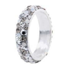 Сребърен пръстен с кристали от Sw® Mila Crystal