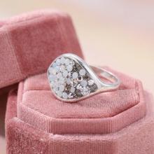 Сребърен Пръстен С Кристали От Sw® SP148 Silver Shade