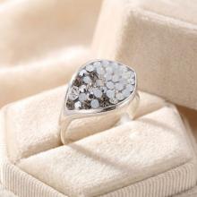 Сребърен Пръстен С Кристали От Sw® SP148 Silver Shade
